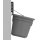 Wall bracket for water bucket with flattened back