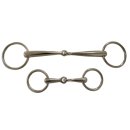 Loose ring snaffle, thin, massive, stainless steel  (15,5...