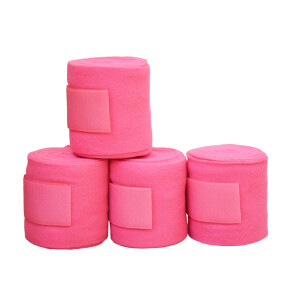 Fleece Bandagen (4er Set) rosa