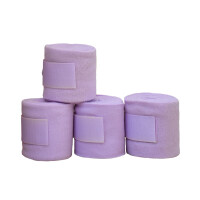 Fleece Bandages (4 piece set) light purple