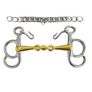 Butterfly Bit, 2 rings, jointed (10.5 cm - 16.5 cm) 12,5 cm