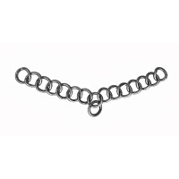 Curb chain for driving bit, stainless steel 24 cm