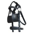 Bridle "Top Class", with blinkers Cob black