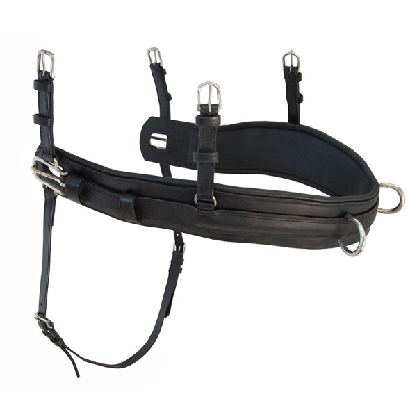 Breastplate "Top Class" for pairs black Pony