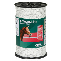 EconomyLine, Seil kreuzgewickelt, 200m, 4mm, weiß, 2 x 0,5mm FeZn