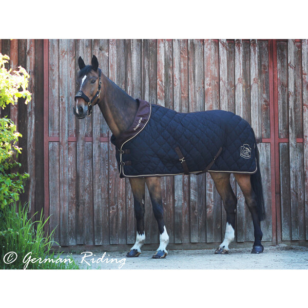 Stable blanket "Exclusive Collection" Gold Edition black-brown 115 cm