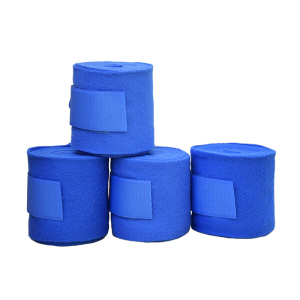 Fleece Bandages (4 piece set) royal blue
