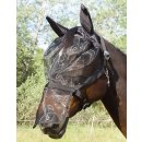 Halter with integrated fly mask