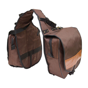 Saddle bag "Holiday" brown