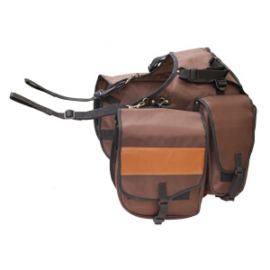Saddle bag "Holiday" brown