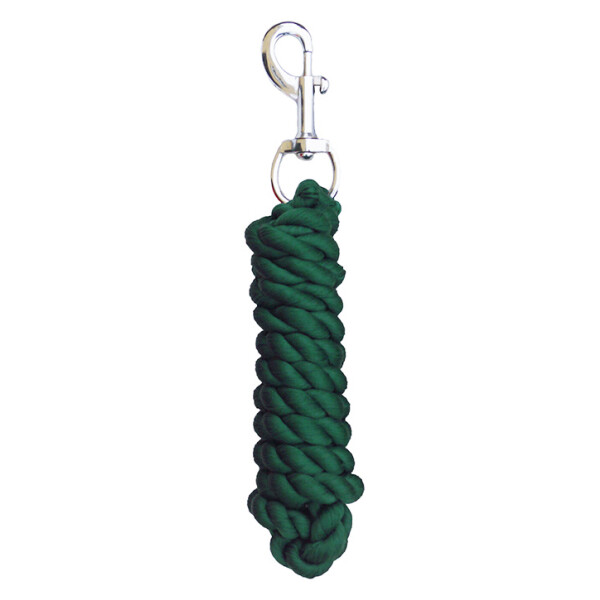 Lead-rope "Twist", snap hook dark green