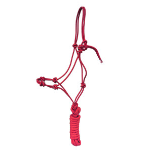 Knothalter "4 knots" incl. rope Full red