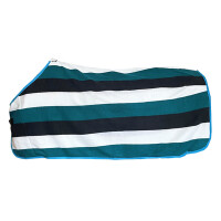 Anti-sweat-rug "Stripes" 115 cm turquoise colour mix