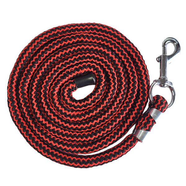Leadrope roundbraided with carabiner